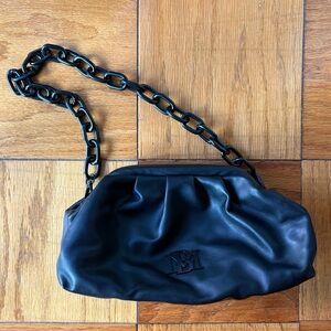 Badgley Mischka Wrapped Frame Shoulder Bag